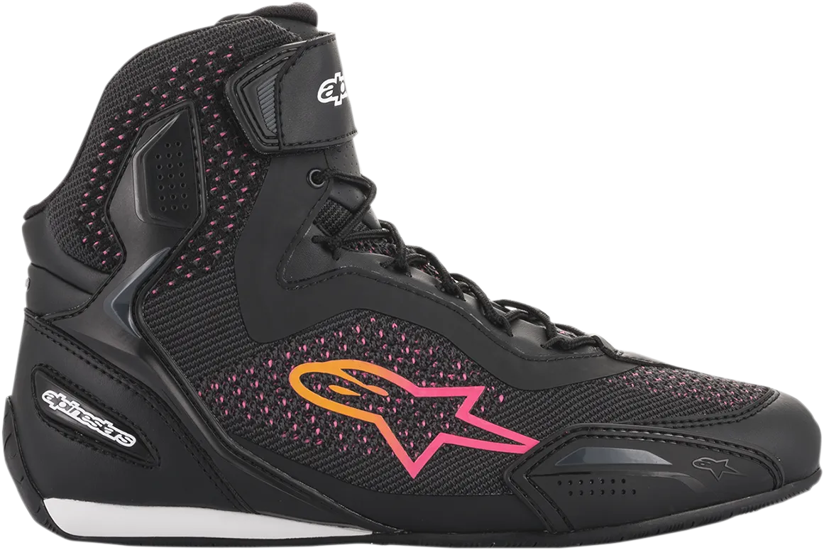 ALPINESTARS Stella Faster-3 Rideknit Shoes - Black/Yellow/Pink - US 11.5 2510520143911.5