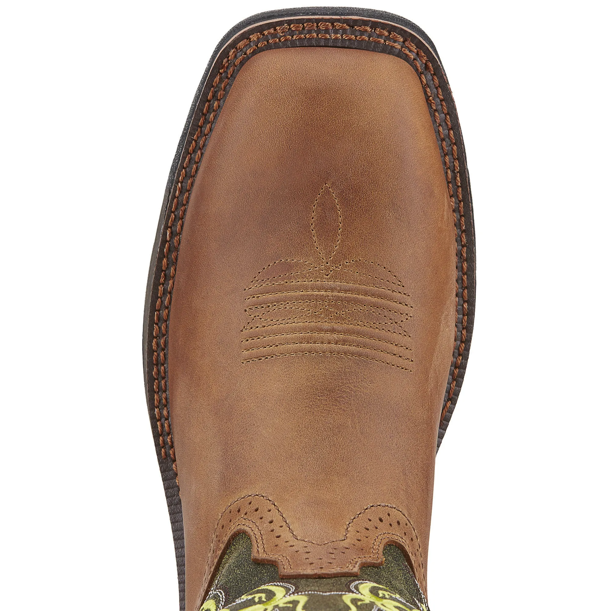 Ariat Mens Workhog Mesteno Waterproof Composite Toe Work Boot Rust