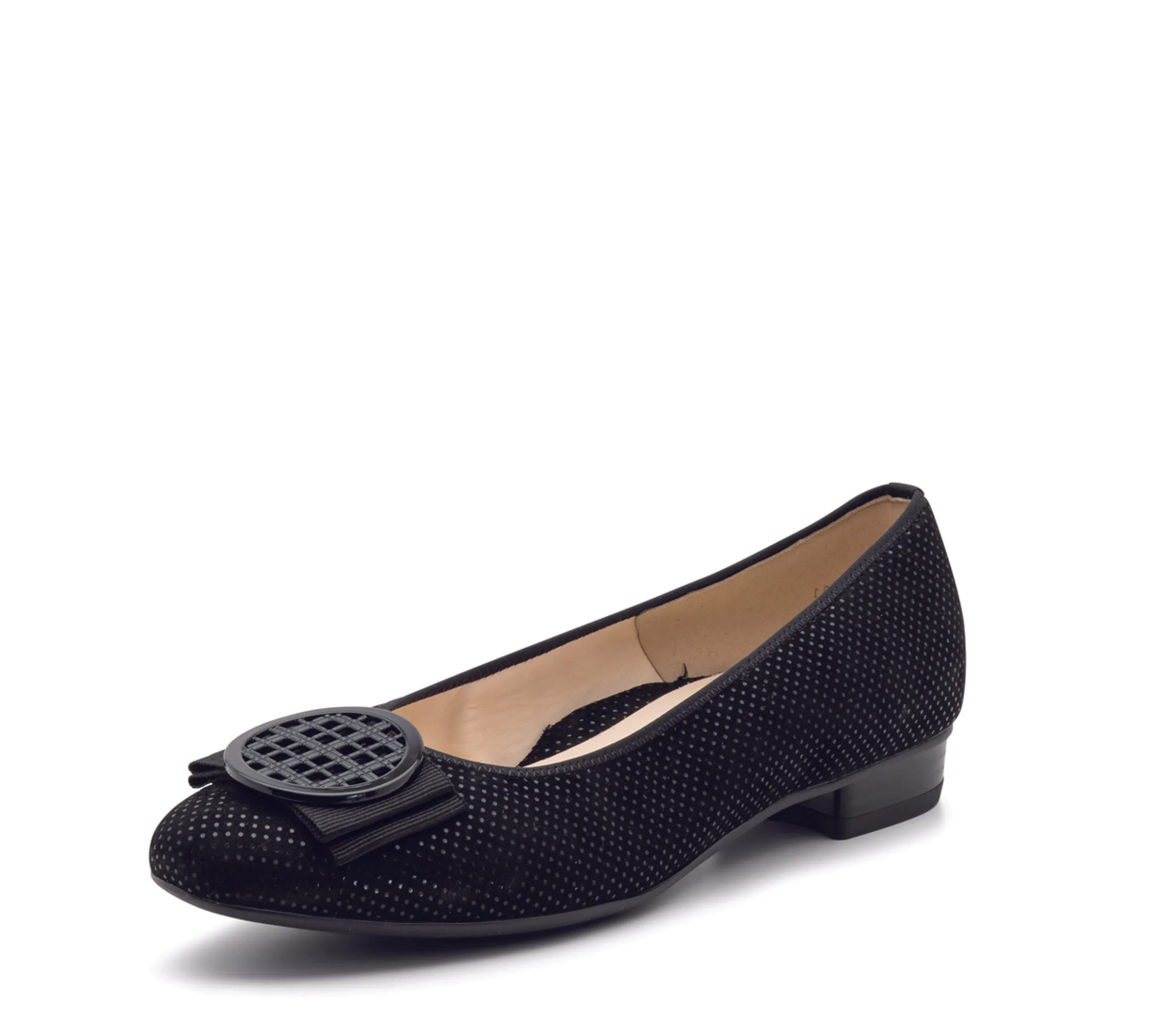 Bambi Women's Ornament Ballet Flat - Black 91