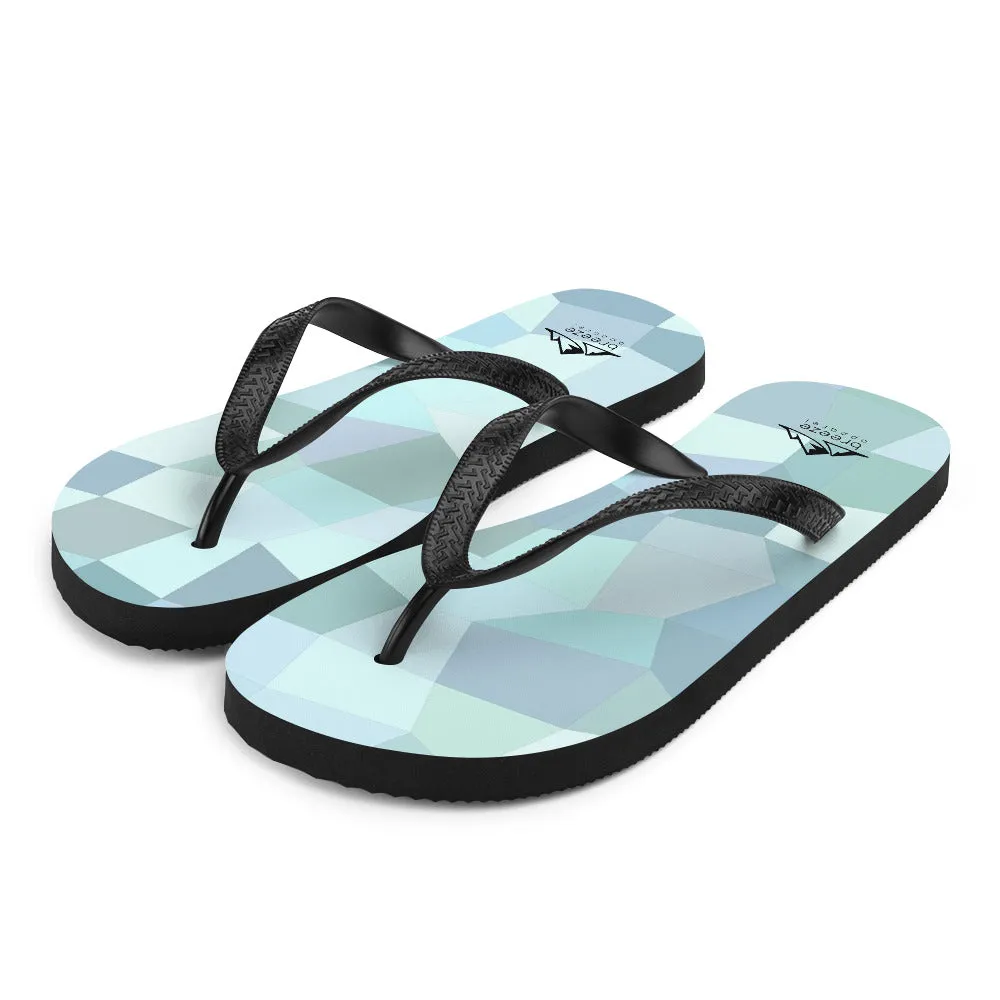 'Cyan Blue' sandals