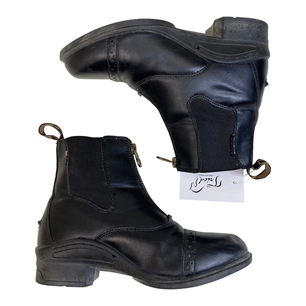 Dublin Altitude Zip Paddock Boots in Black - Children's 2