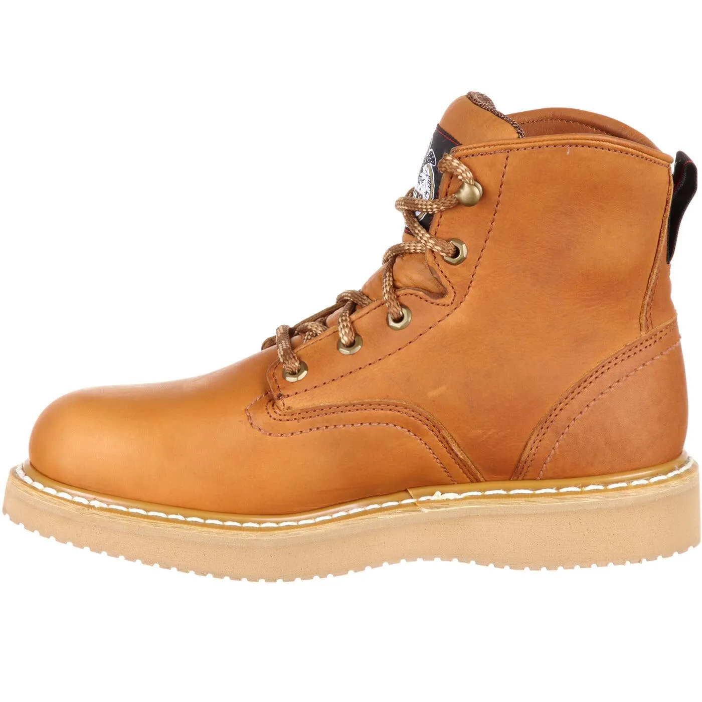 Georgia Mens 6 Inch Wedge Soft Toe Work Boot