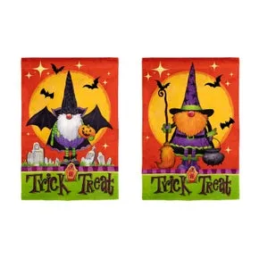 Gnomes In Costume Garden Flag