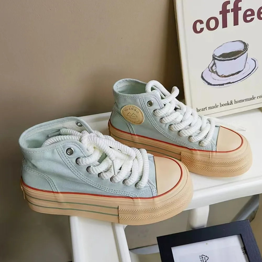“High Top Thick Sole” Shoes