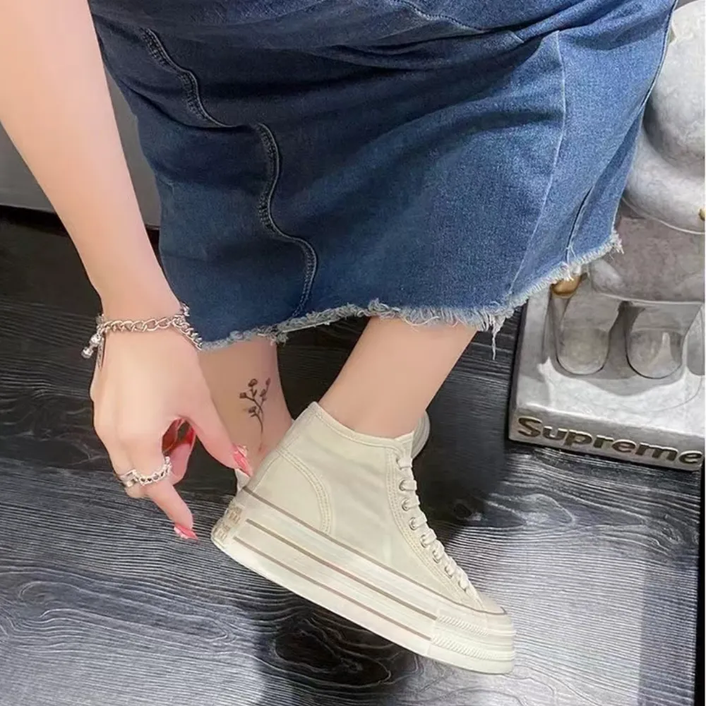 “High Top Thick Sole” Shoes