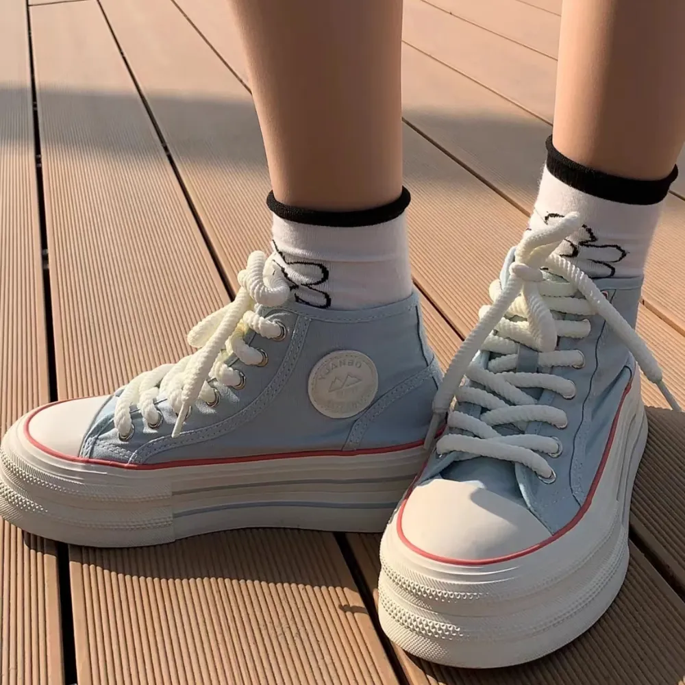 “High Top Thick Sole” Shoes
