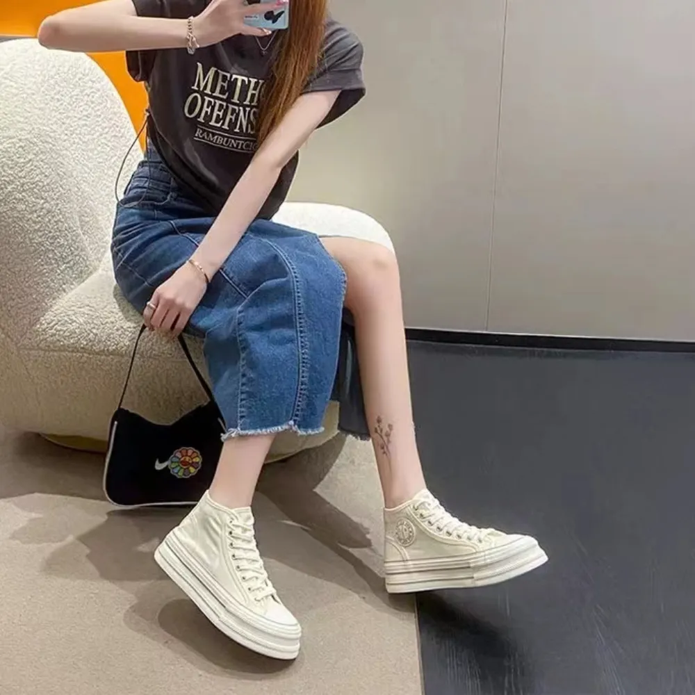 “High Top Thick Sole” Shoes