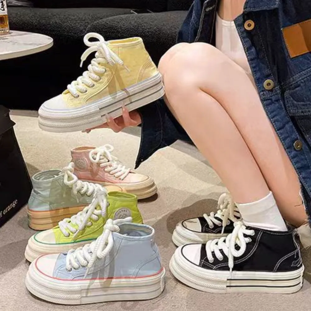 “High Top Thick Sole” Shoes
