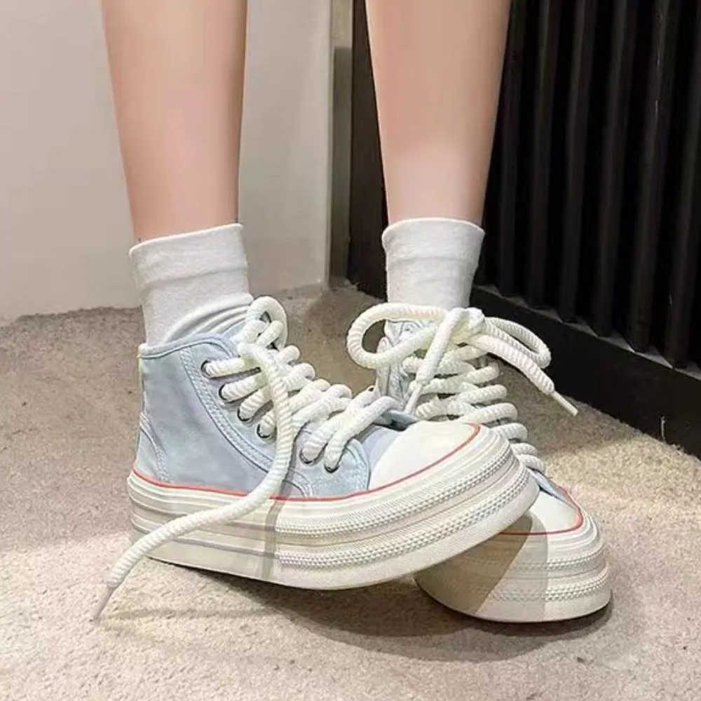 “High Top Thick Sole” Shoes