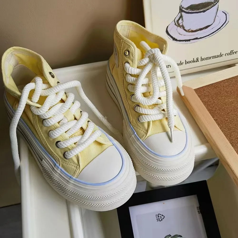 “High Top Thick Sole” Shoes