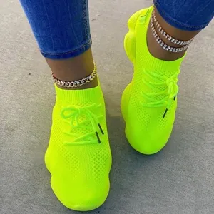 Ladies Lace Up Vulcanized Shoes C