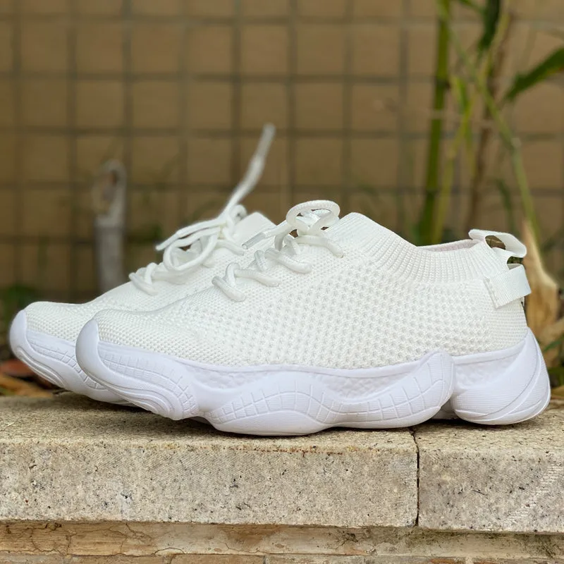 Ladies Lace Up Vulcanized Shoes C