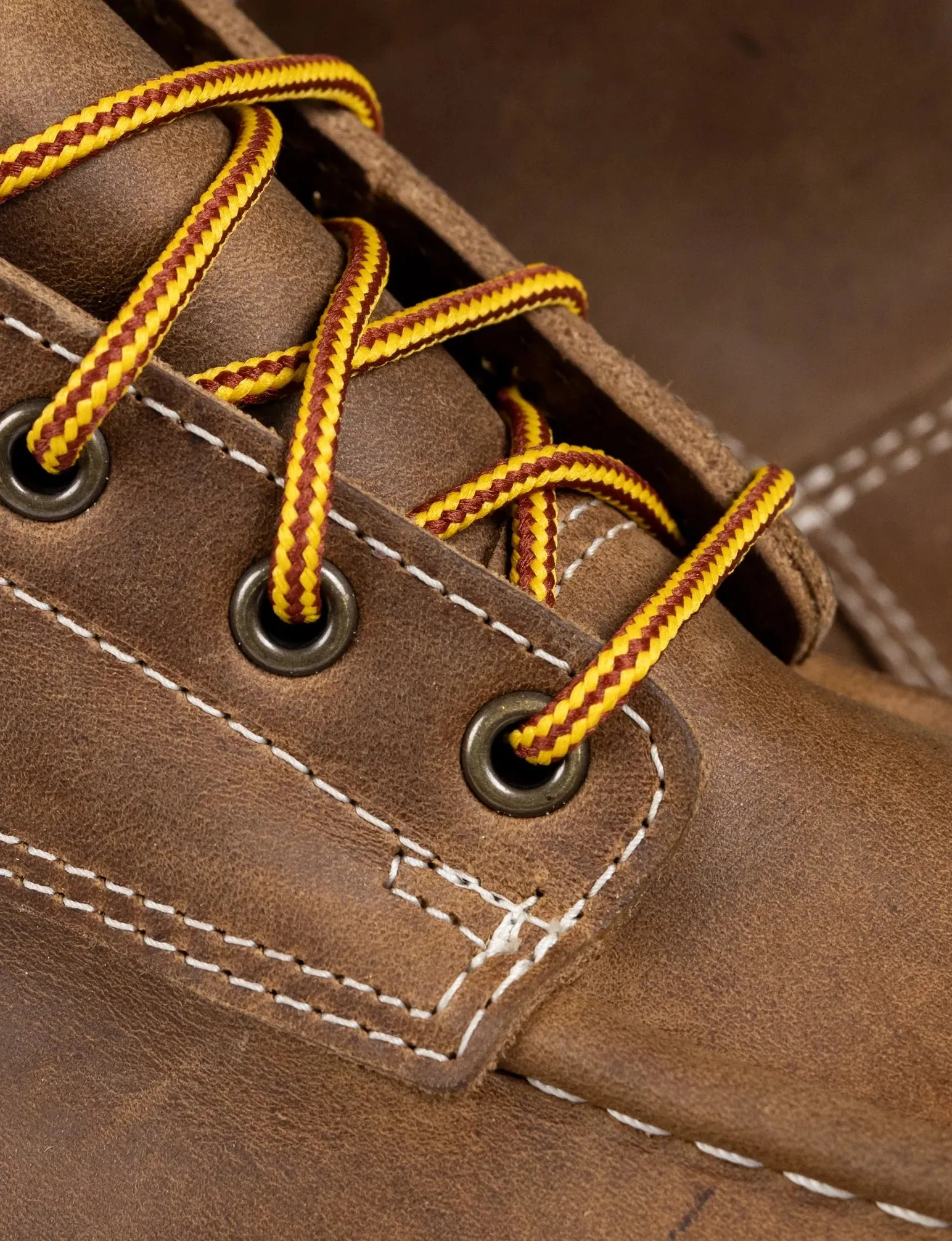 MAINE MOC STEEL TOE BOOT 6" - NATURAL WEDGE SOLE - GRADED QUALITY
