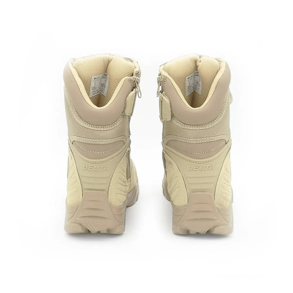 Men's Leather Suede Delta Military Boots