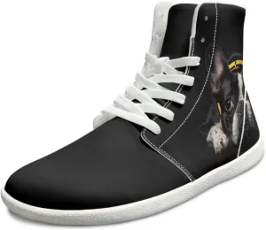 Men's Sneakers Animals Print Women Barefoot Shoes Hightop Sneakers Wide Toe Anti Slip Work Sneaker Minimalist Zero Drop Sole Shoes