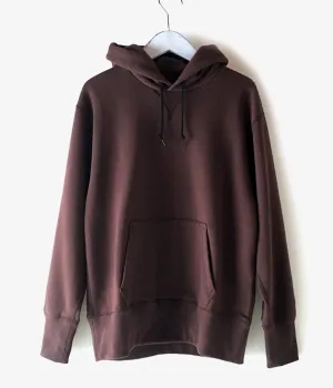 MHL./19AW LIGHT LOOPBACK COTTON HOODIE MENS (BROWN)