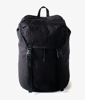 MHL./COTTON NYLON OXFORD BACK PACK (BLACK)