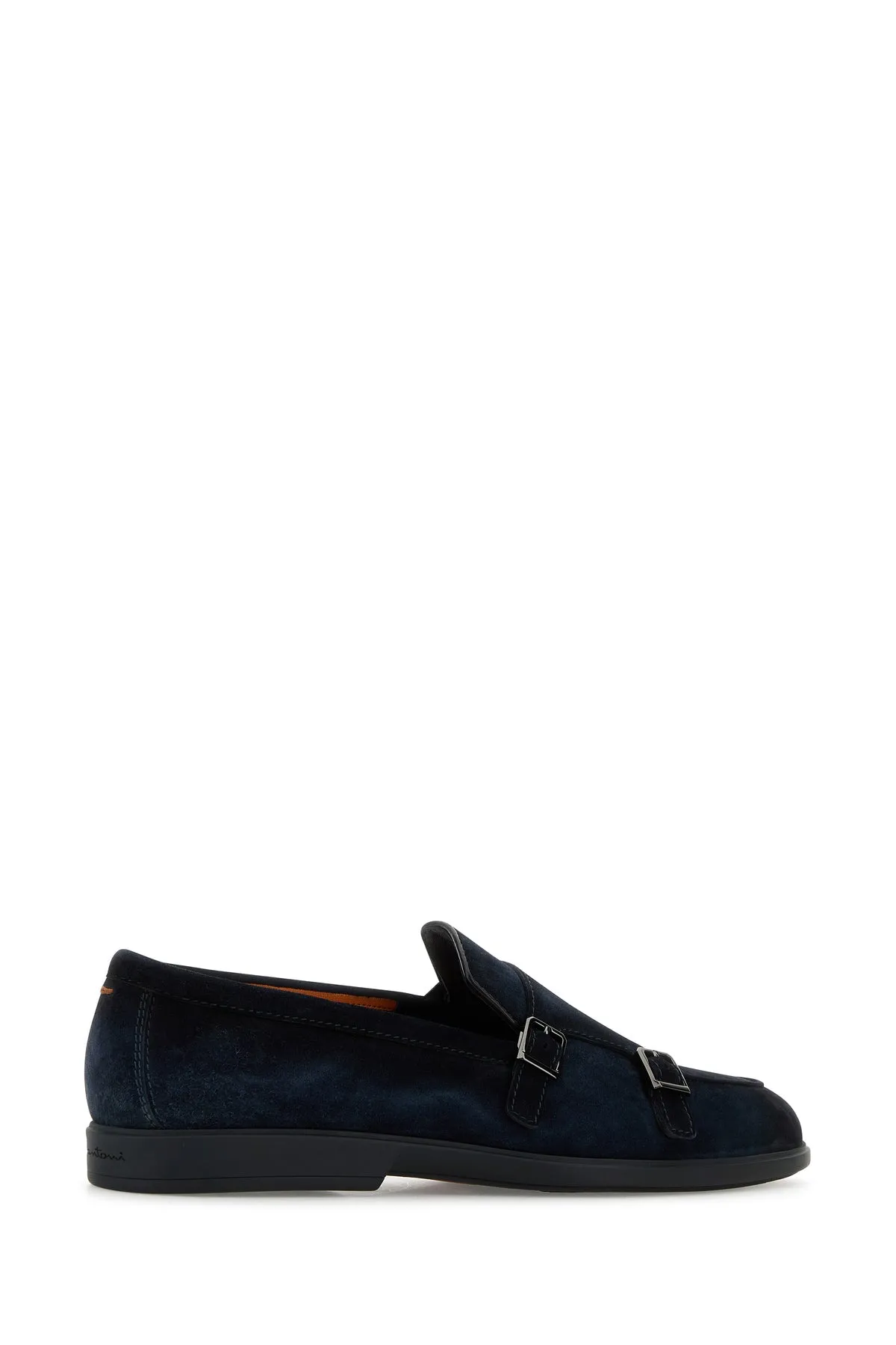 Midnight blue suede Pura loafers