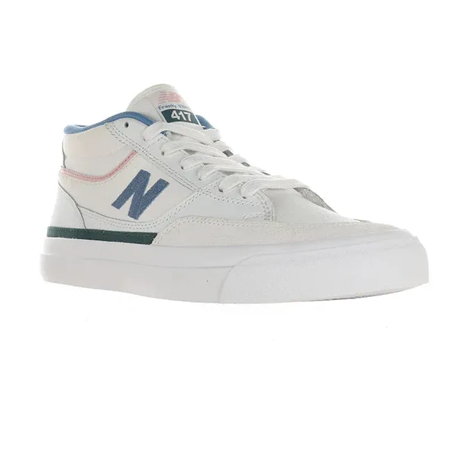 New Balance Numeric 417 Franky Villani - White w/ Baby Blue