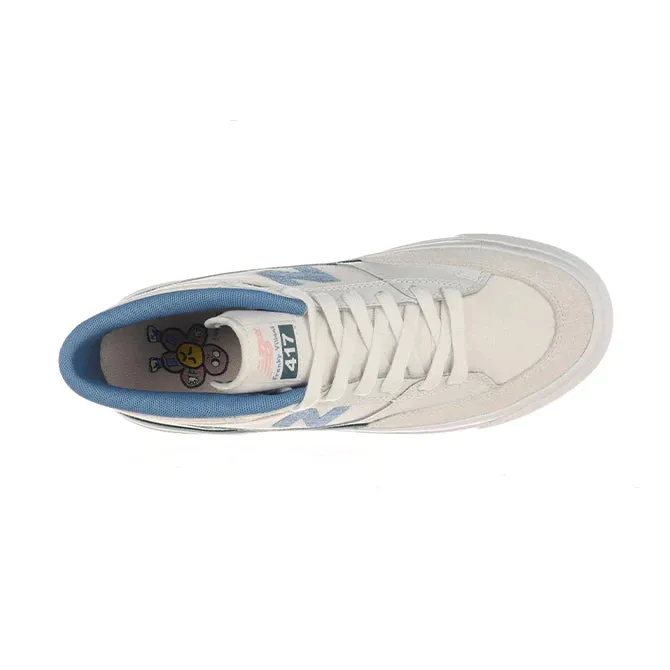 New Balance Numeric 417 Franky Villani - White w/ Baby Blue