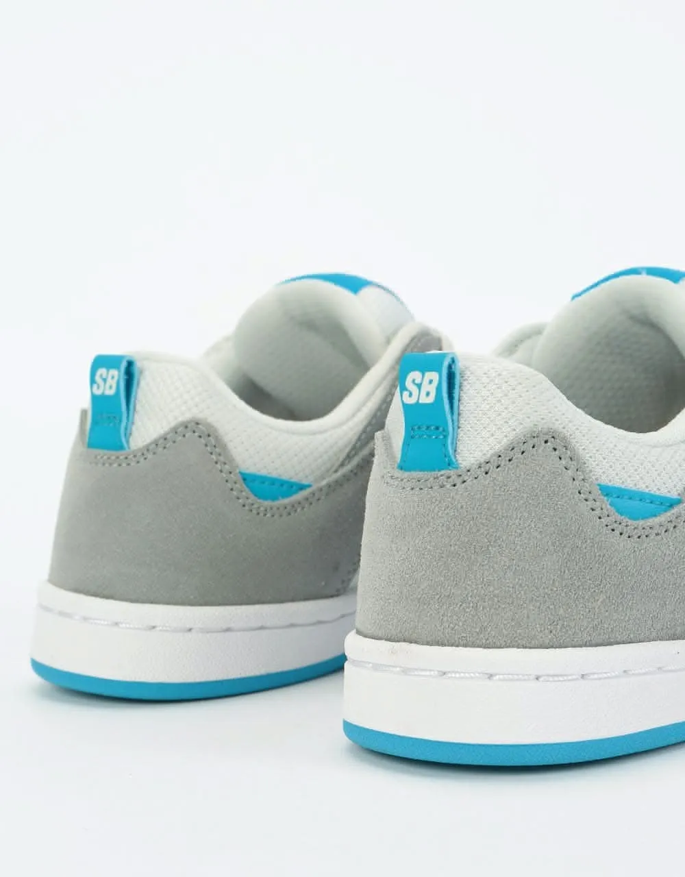 Nike SB Alleyoop Kids Skate Shoes - Particle Grey/Laser Blue/Photon