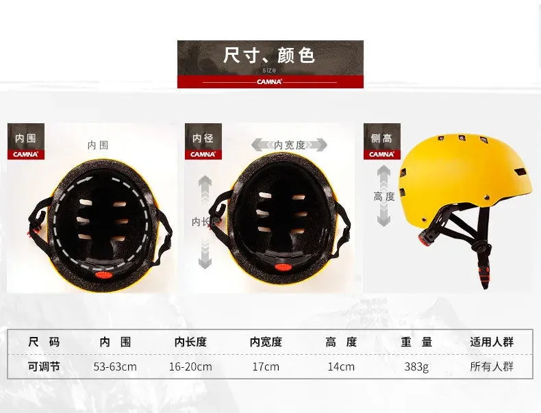 Outdoor Mountaineering Climbing Ice Protective Helmet,Rescue,Riding Sports, Expand High Altitude,Fast Drop Secure Helmet,P241