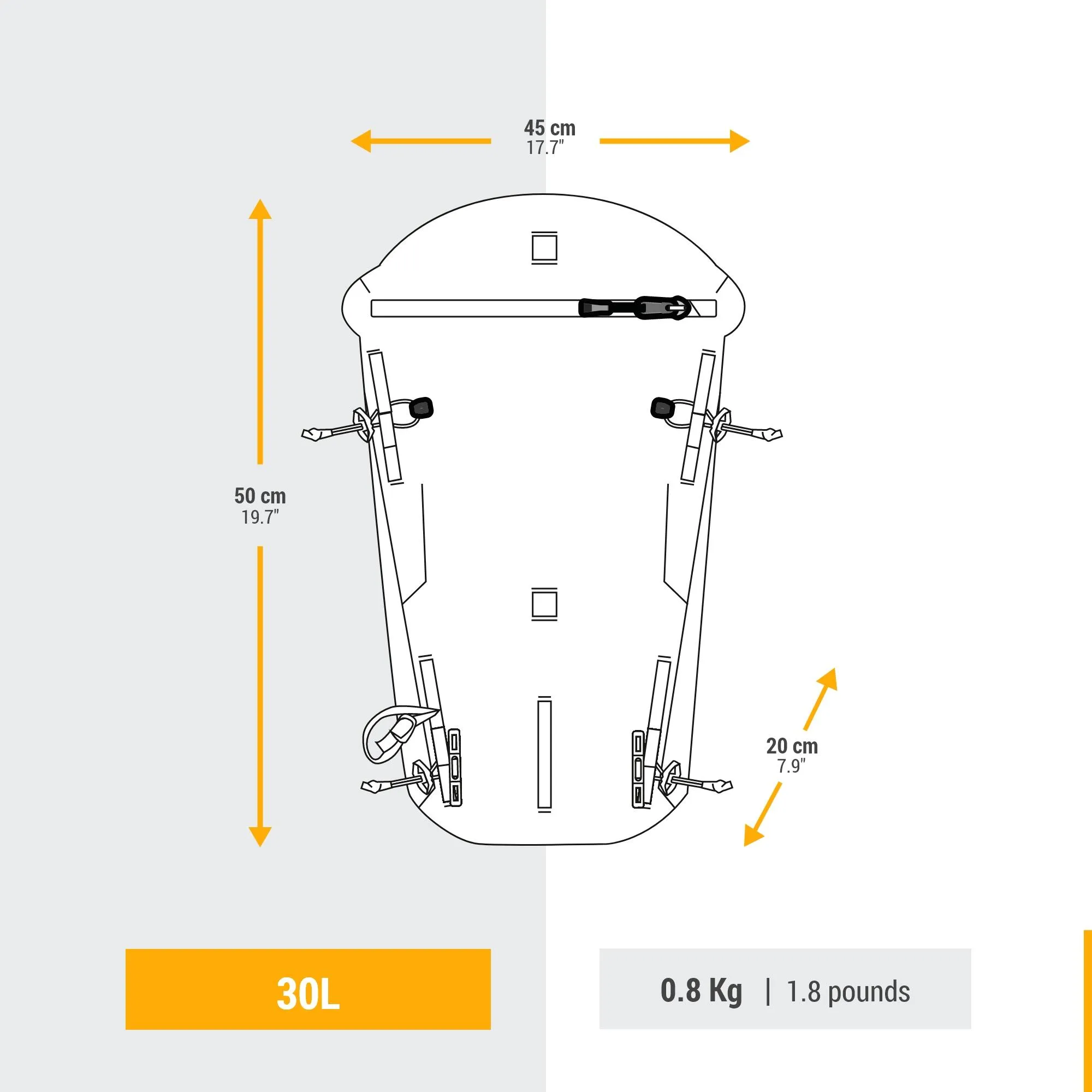 Simond Ice 30L Waterproof Mountaineering Backpack