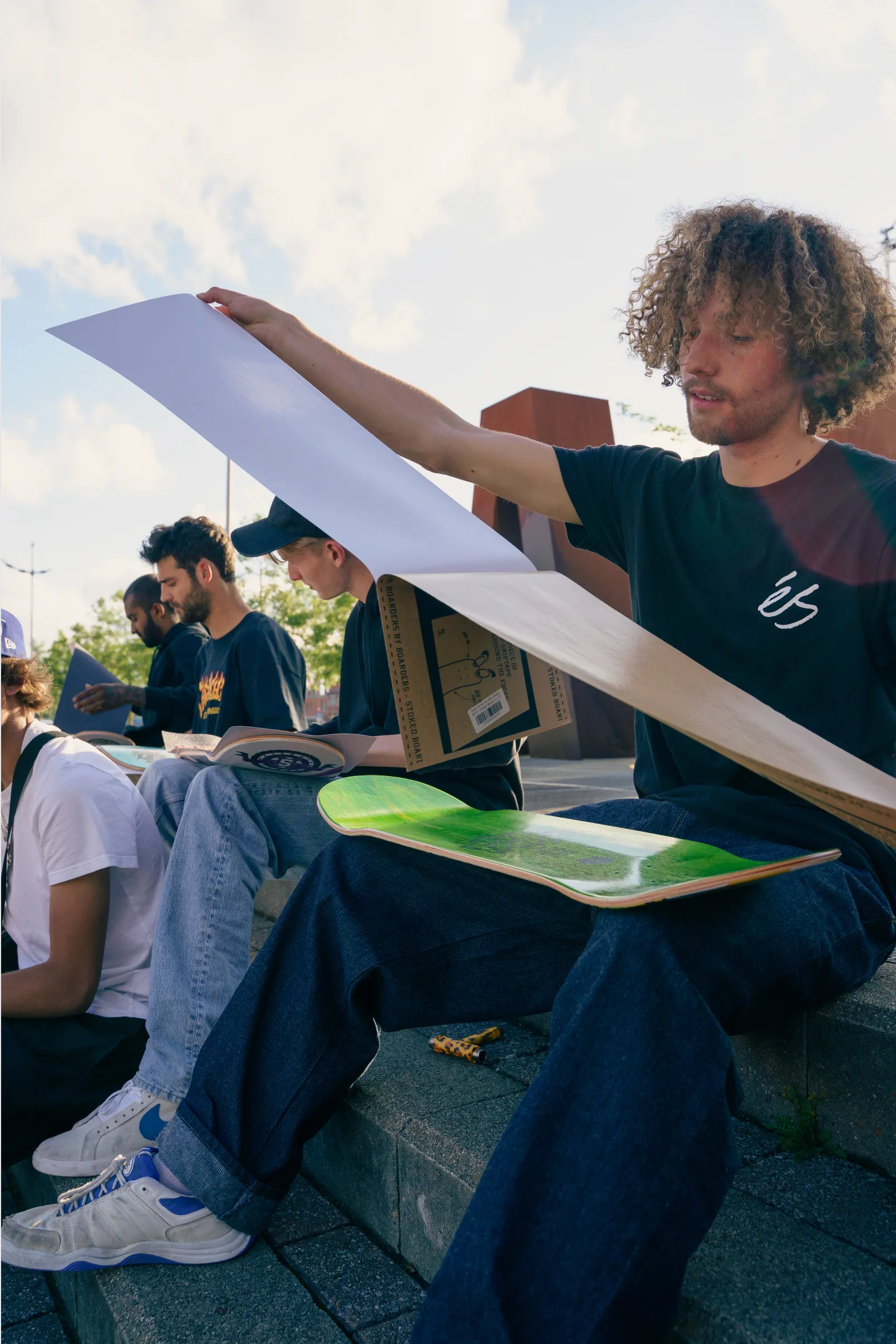 Stoked Captains Hat Black Griptape