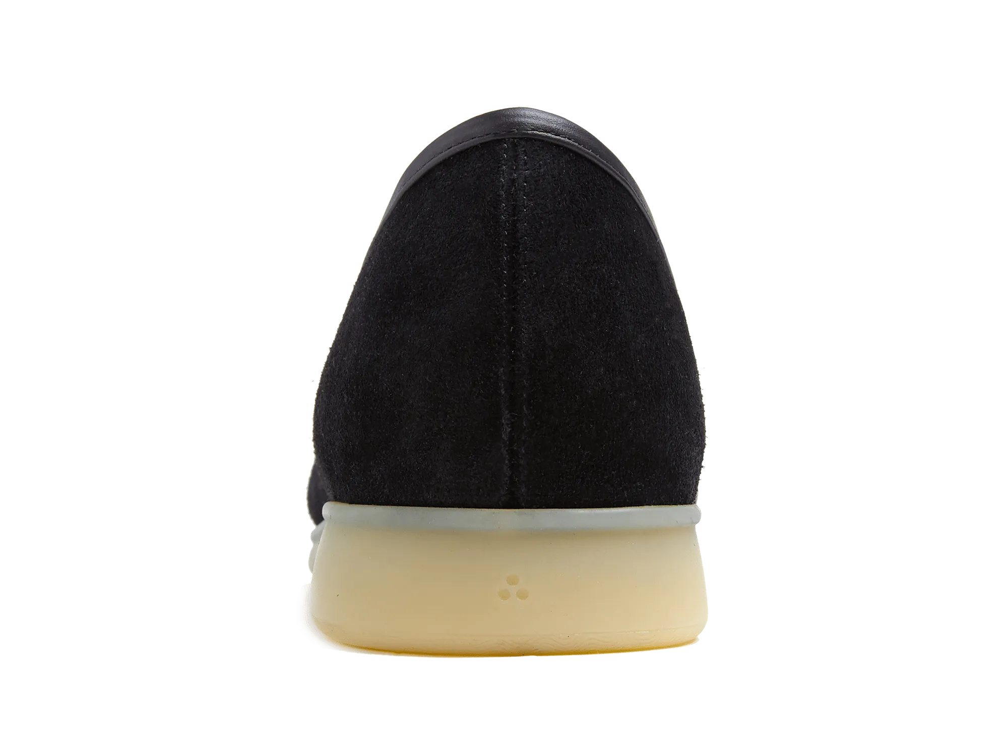 Stride Loafers in Black Glove Suede Natural Sole