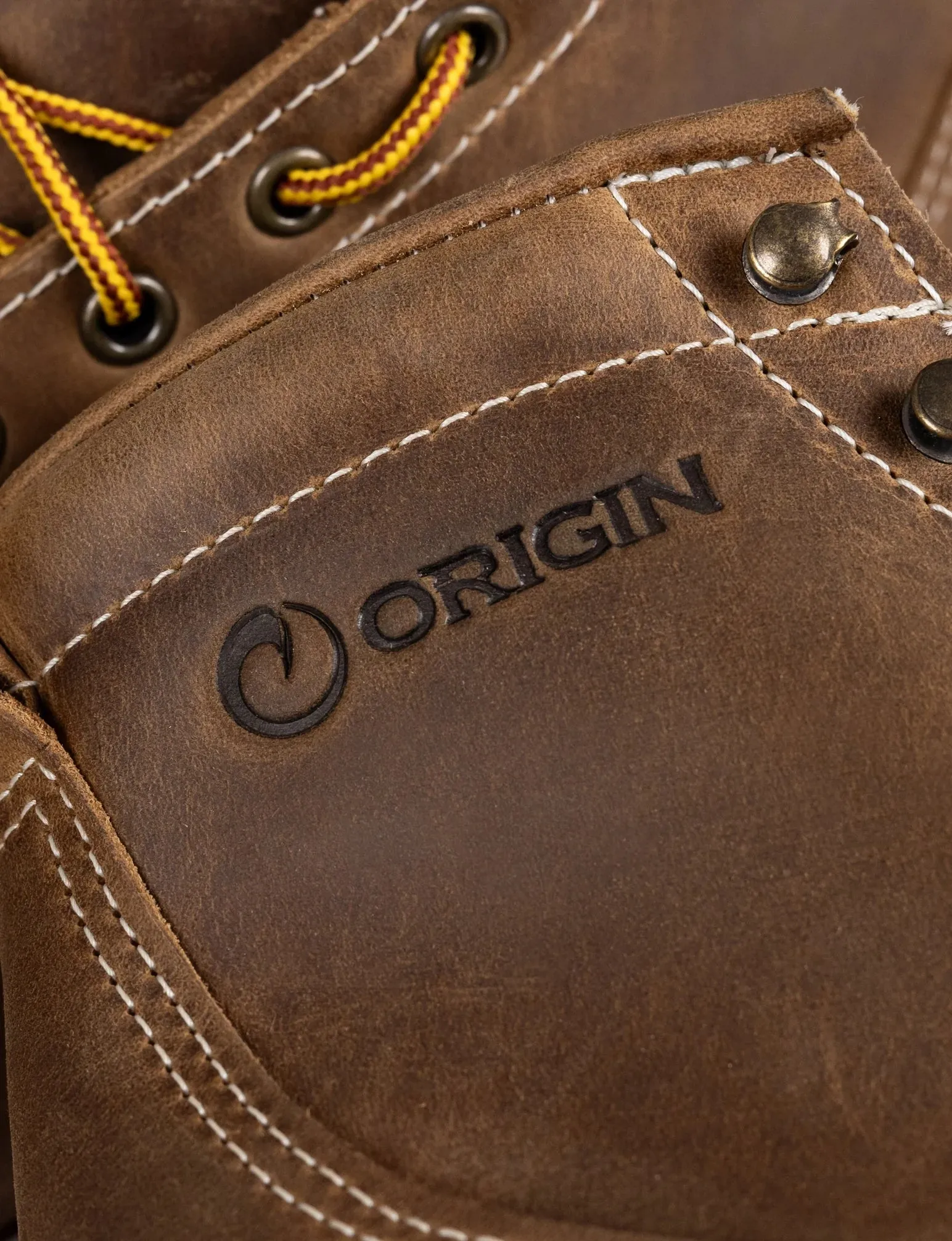 THE WILTON 6" STEEL TOE WORK BOOT - NATURAL WEDGE SOLE - GRADED QUALITY