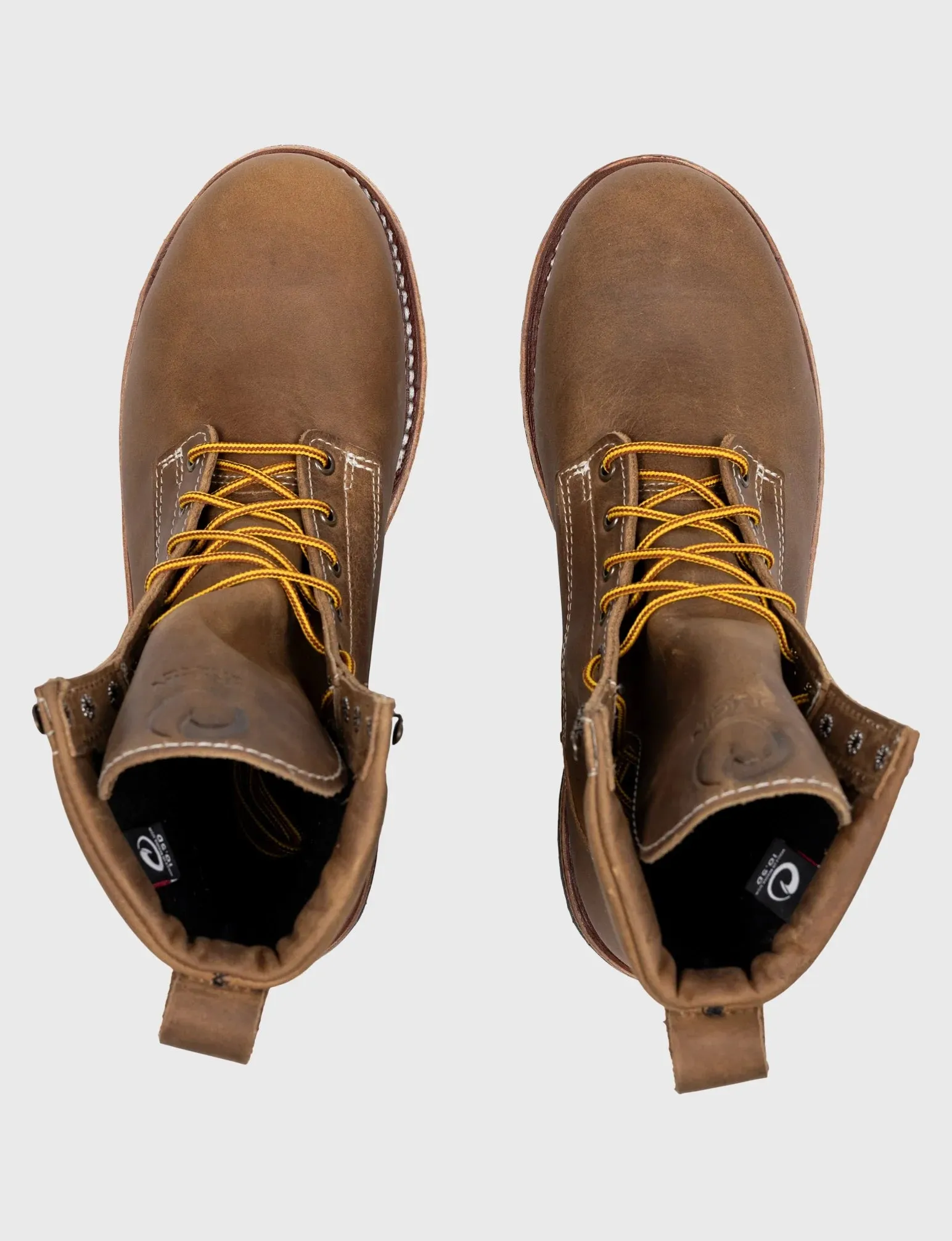 THE WILTON 8" STEEL TOE WORK BOOT - ALPHA - GRADED QUALITY