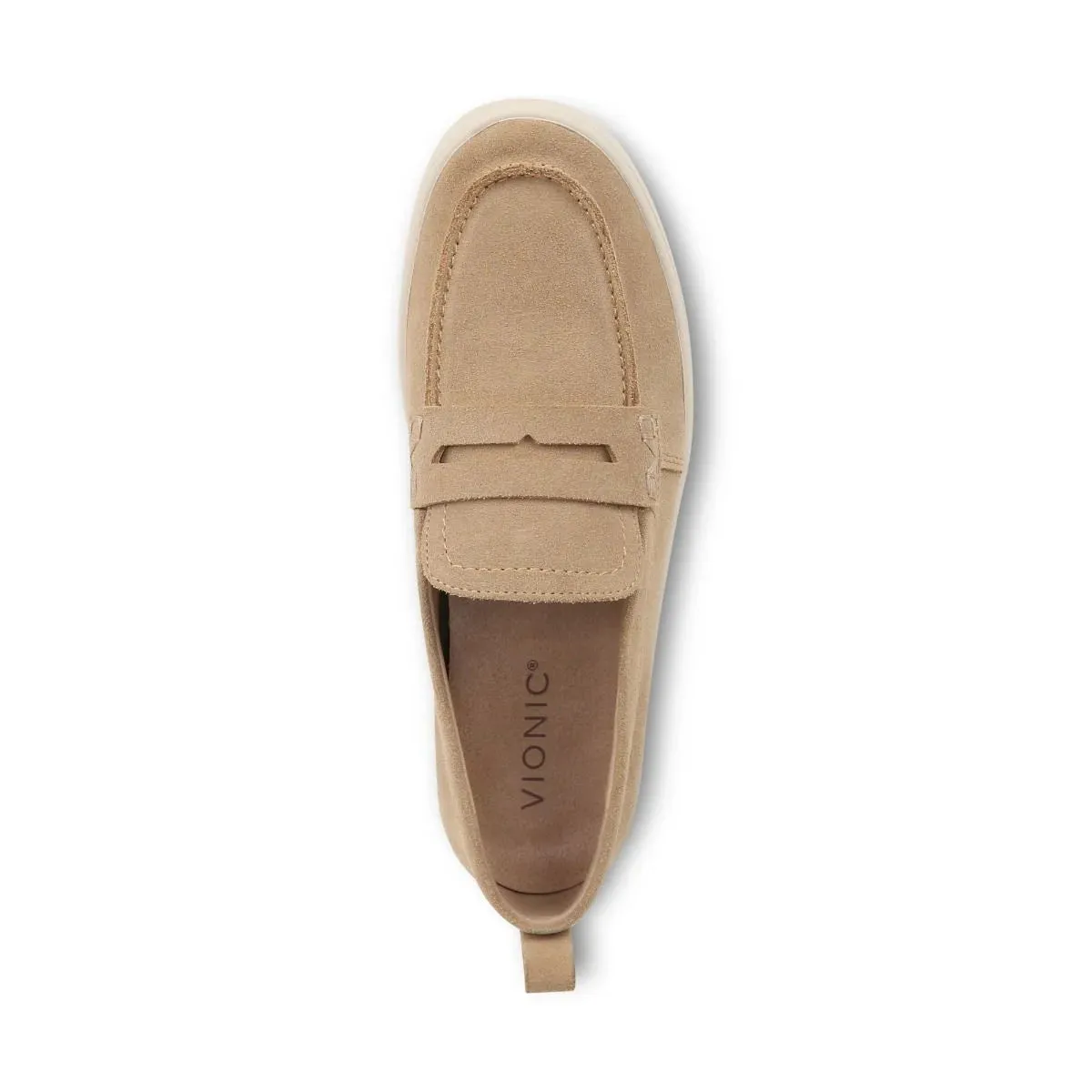 Vionic Uptown Loafer Sand Suede Women's